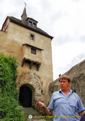 Marksburg's third gate - the Shartentor (Notches Gate)